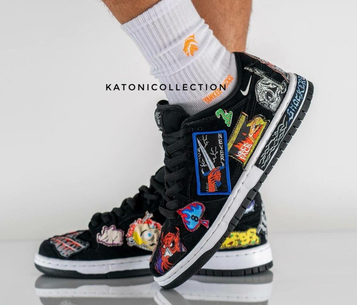 کتونی نایک اس بی دانک نک فیس nike SB dunk low neckface