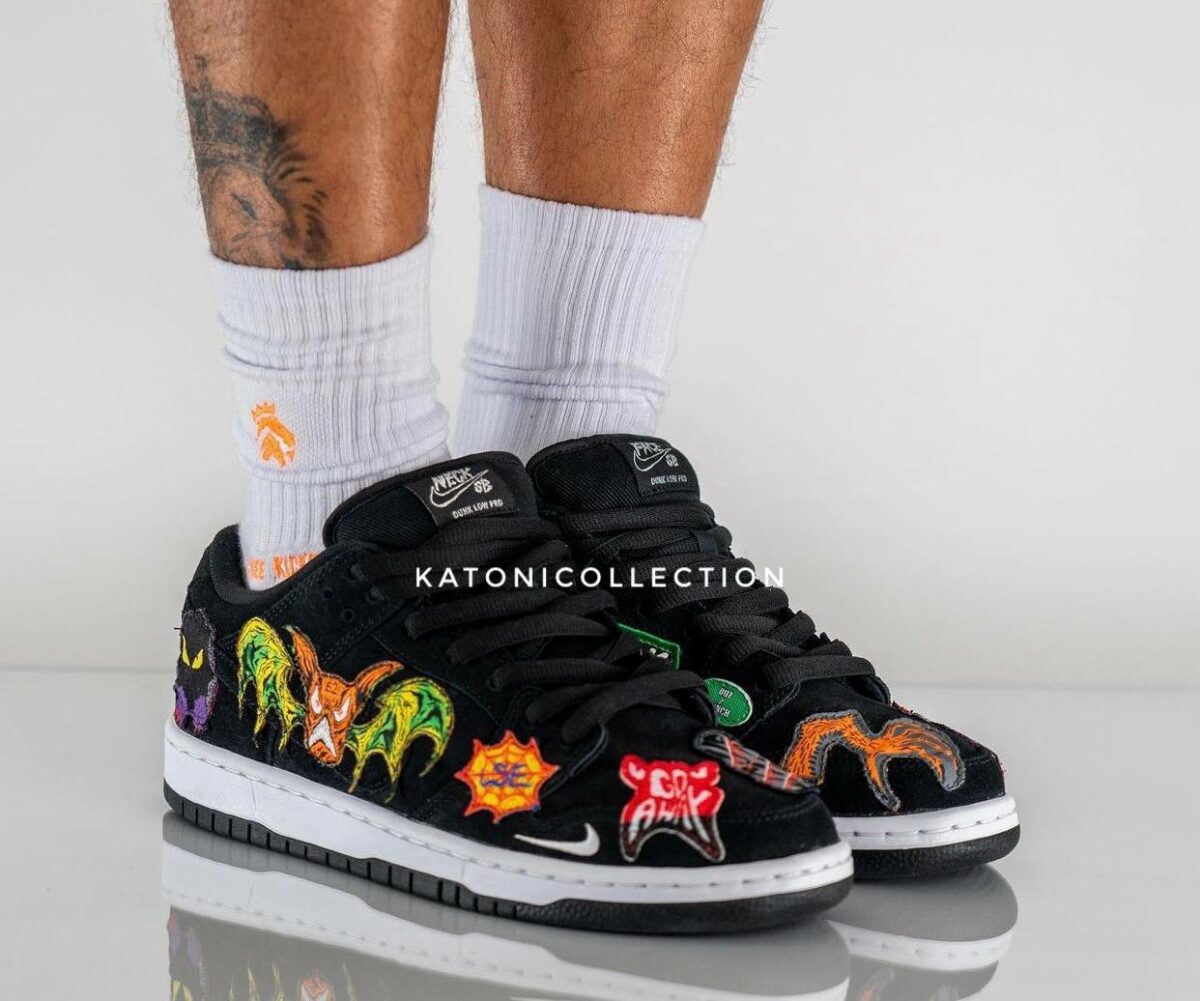 کتونی نایک اس بی دانک نک فیس nike SB dunk low neckface