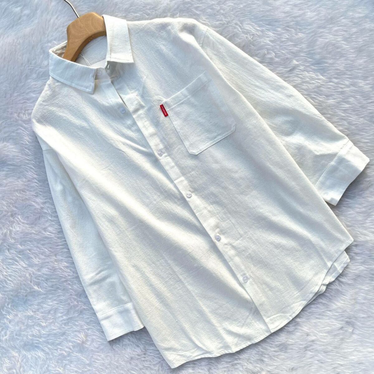 شومیز سفید ساده ( کیفیت عالی )