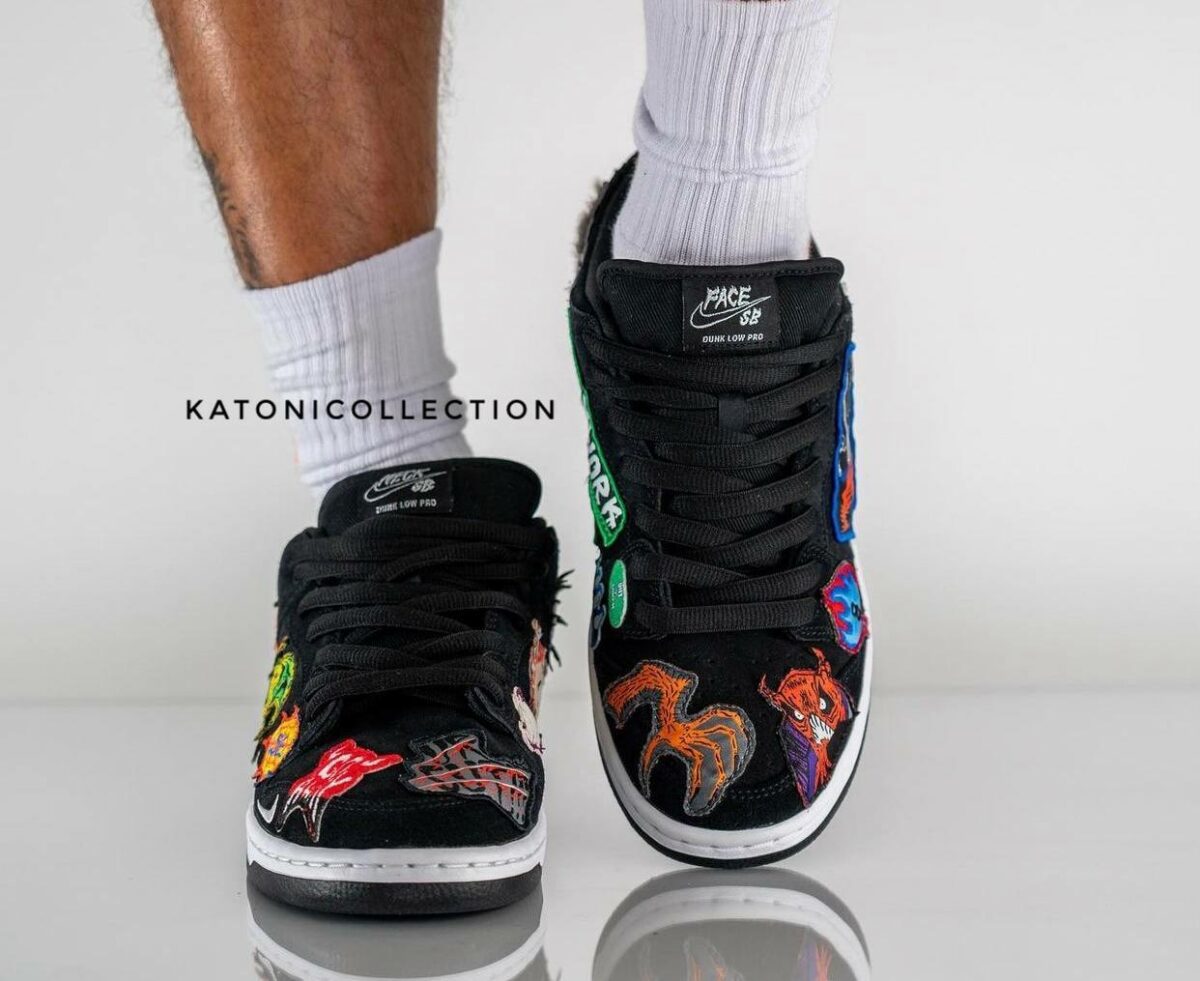 کتونی نایک اس بی دانک نک فیس nike SB dunk low neckface